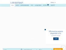 Tablet Screenshot of hoteldellenazionicesenatico.com
